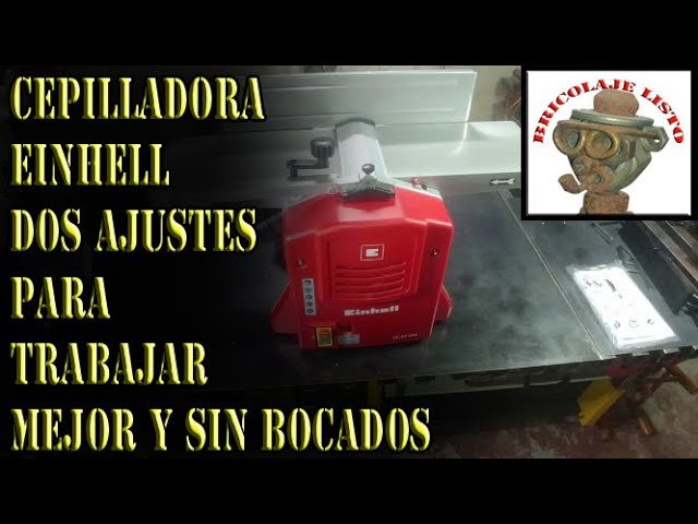 Cepilladora regruesadora einhell