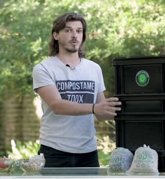Compostador madera