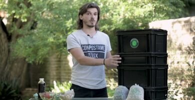 Compostador madera