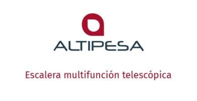 Escalera de aluminio Altipesa