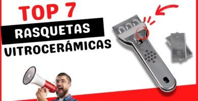 Rasqueta para vitrocerámica multiusos