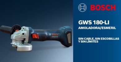 Amoladora eléctrica sin cable