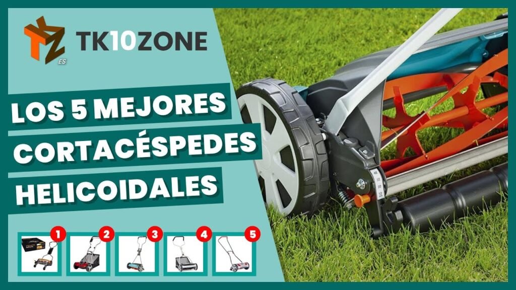 Cortacéspedes helicoidales