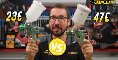 Pistola de pintura compresor