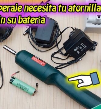 taladro con fuente de alimentación