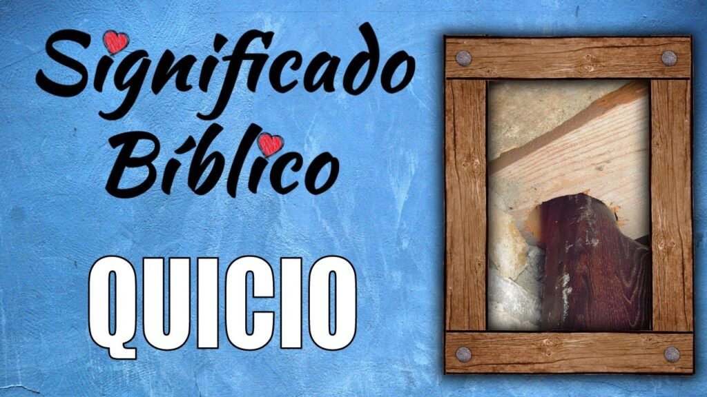 ¿Qué es el quicio de la puerta?