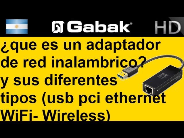 ¿Qué es un adaptador de red?