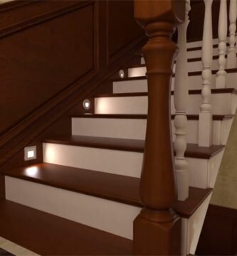 ¿Qué es un aplique de escalera interior?