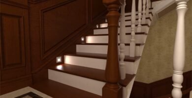 ¿Qué es un aplique de escalera rotulado?