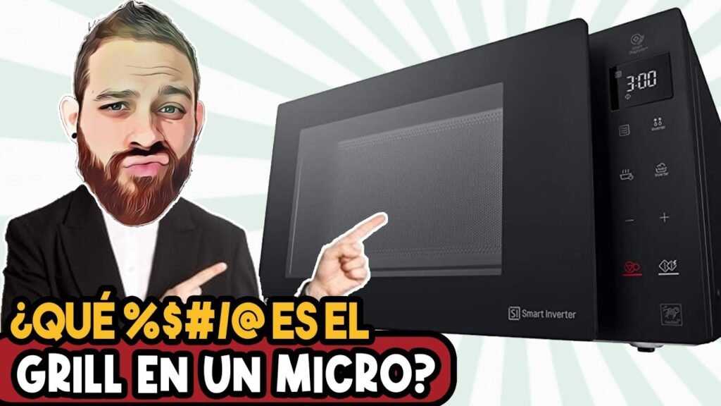 ¿Qué es el grill en un microondas?
