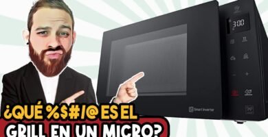 ¿Qué es el grill en un microondas?