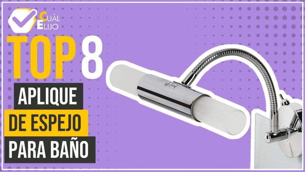 ¿Qué es un aplique de espejo para baño?