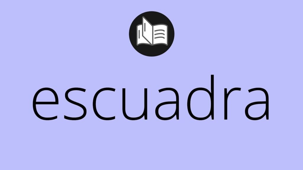 ¿Qué es una escuadra?