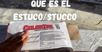 ¿Qué es el estuco?
