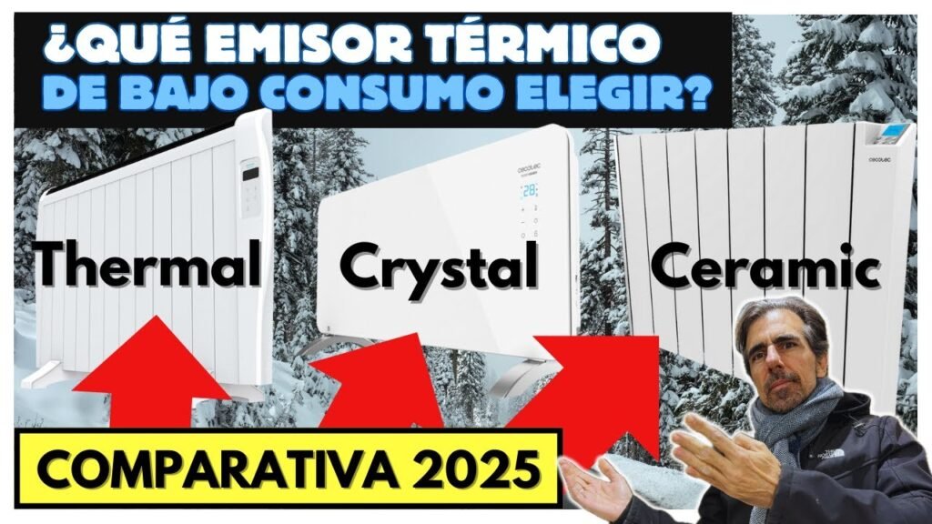 ¿Qué es mejor un emisor térmico fluido o cerámico?