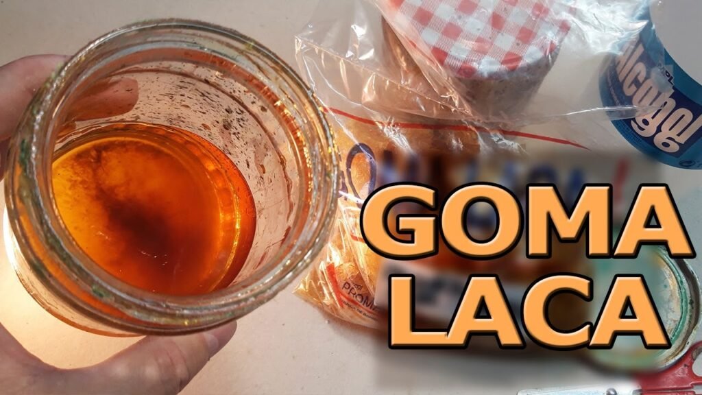 ¿Qué es la goma laca?