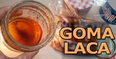 ¿Qué es la goma laca?