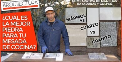 ¿Qué es mejor granito o mármol?