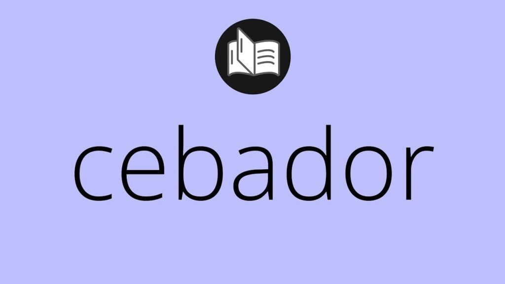 ¿Qué es un cebador?