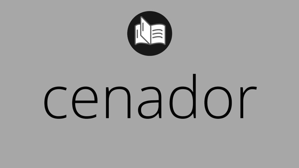 ¿Qué es un cenador?