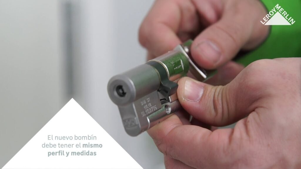¿Qué es el bombín de una cerradura?