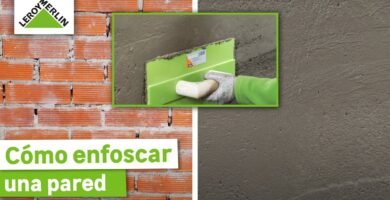 ¿Qué es el enfoscado?