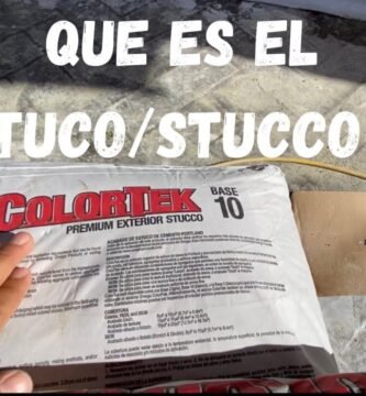 ¿Qué es el estuco?